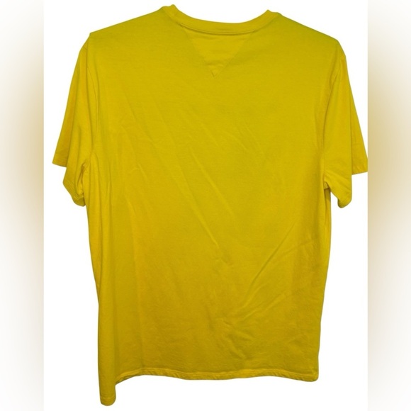 Tommy Hilfiger Yellow Men's H Logo T-Shirt, Size L - Picture 2 of 9